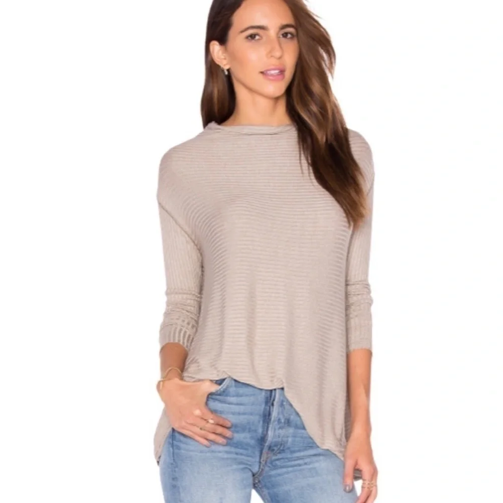 Free People Lover Rib Thermal Top Slouchy